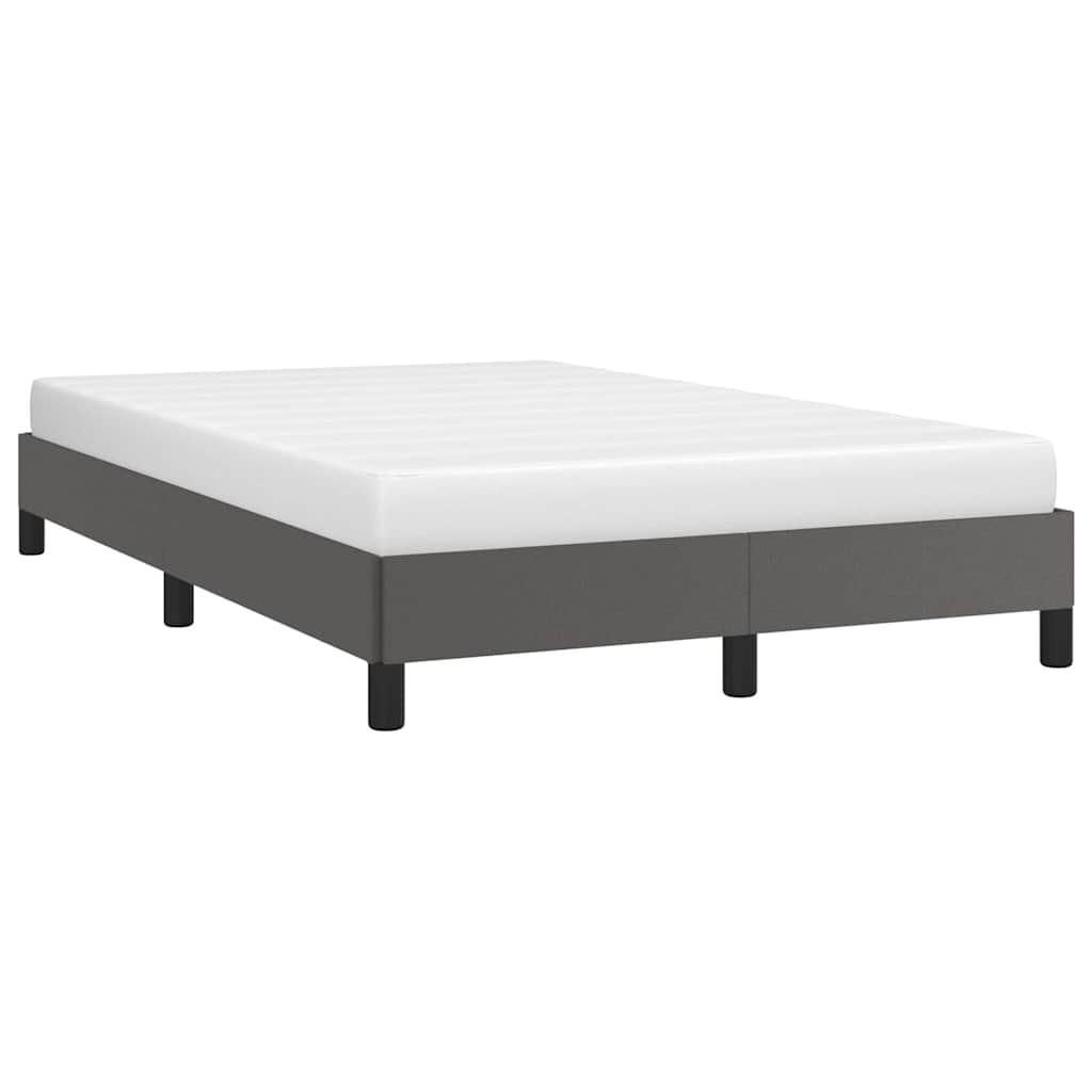 Vidaxl bedframe kunstleer grijs 120x200 cm