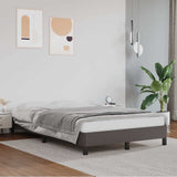 Vidaxl bedframe kunstleer grijs 120x200 cm