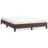 Vidaxl bedframe kunstleer bruin 140x200 cm