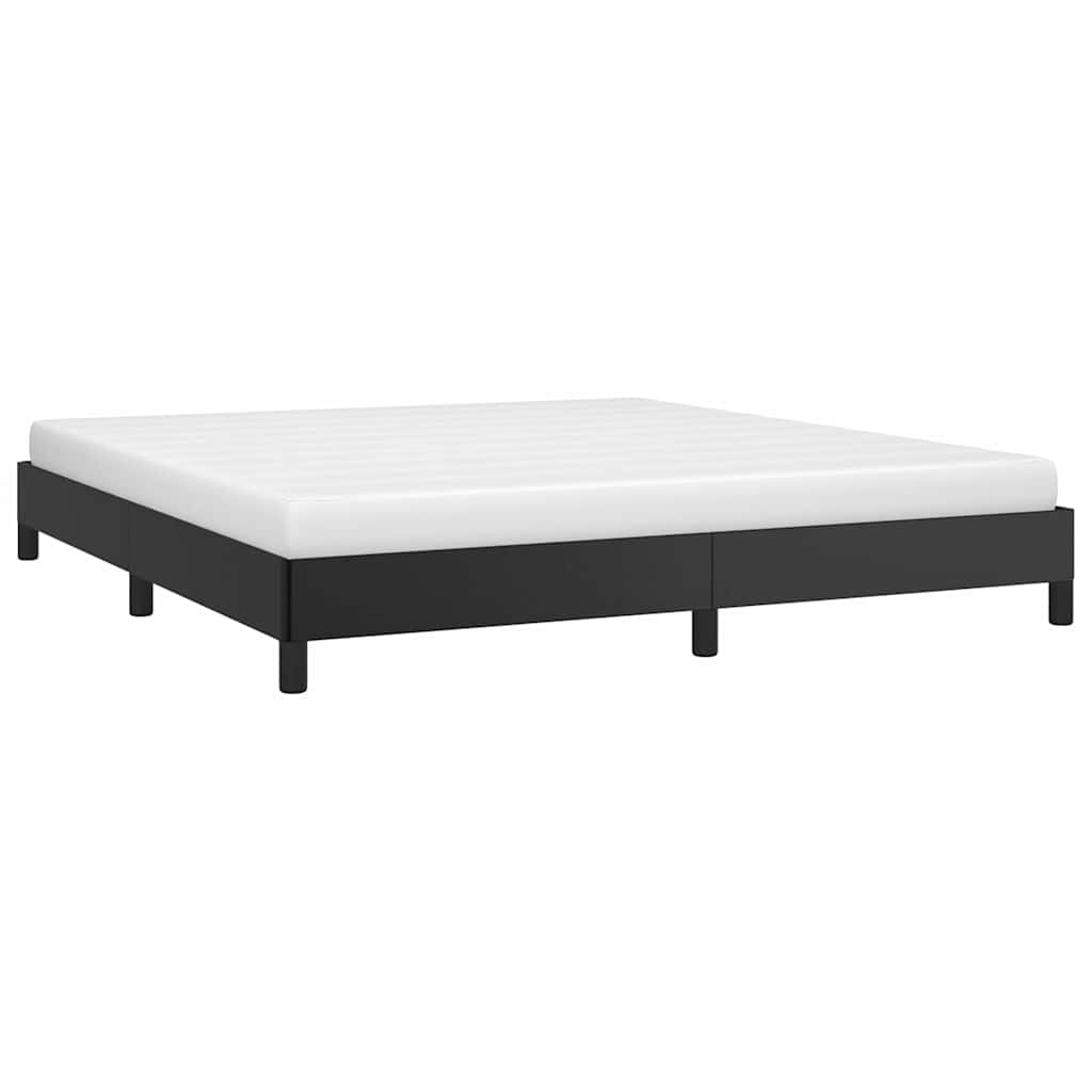 Vidaxl bedframe kunstleer zwart 160x200 cm