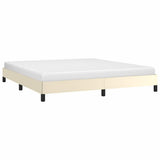 Vidaxl bedframe kunstleer crèmekleurig 160x200 cm