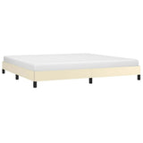 Vidaxl bedframe kunstleer crèmekleurig 200x200 cm