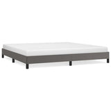 Vidaxl bedframe kunstleer grijs 200x200 cm