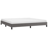 Vidaxl bedframe kunstleer grijs 200x200 cm