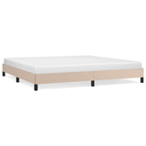 Vidaxl bedframe kunstleer cappuccinokleurig 200x200 cm