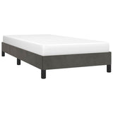 Vidaxl bedframe zonder matras 80x200 cm fluweel donkergrijs