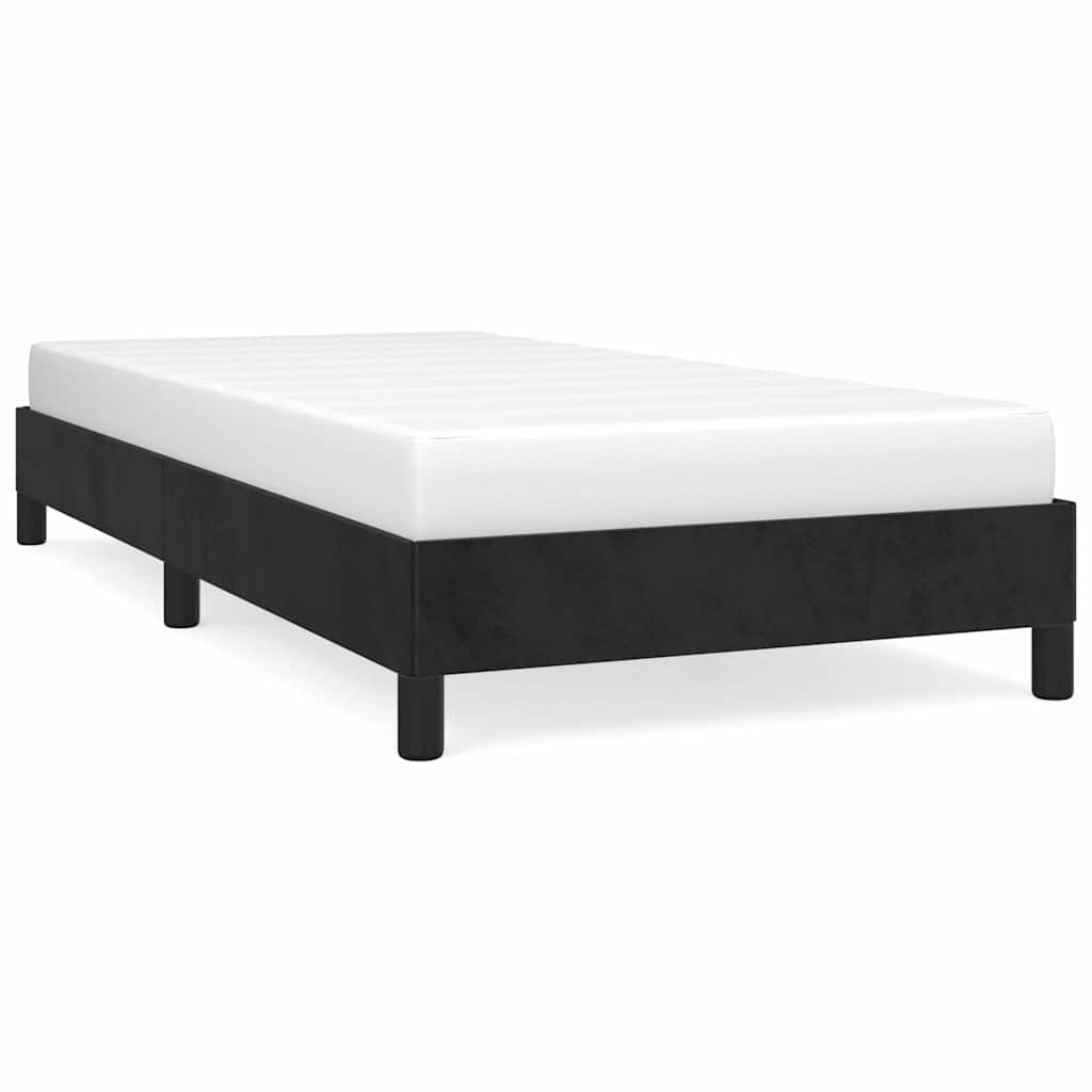 Vidaxl bedframe fluweel zwart 80x200 cm