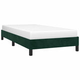 Vidaxl bedframe zonder matras 90x200 cm fluweel donkergroen