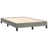 Vidaxl bedframe zonder matras 120x200 cm fluweel lichtgrijs