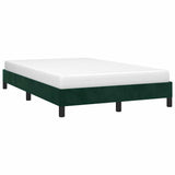 Vidaxl bedframe zonder matras 120x200 cm fluweel donkergroen