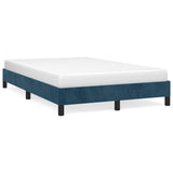 Vidaxl bedframe zonder matras 120x200 cm fluweel donkerblauw