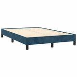 Vidaxl bedframe zonder matras 120x200 cm fluweel donkerblauw