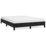 Vidaxl bedframe zonder matras 140x190 cm fluweel zwart