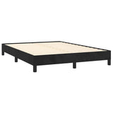 Vidaxl bedframe zonder matras 140x190 cm fluweel zwart