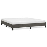 Vidaxl bedframe zonder matras 180x200 cm fluweel donkergrijs