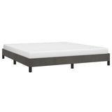 Vidaxl bedframe zonder matras 180x200 cm fluweel donkergrijs