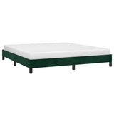 Vidaxl bedframe zonder matras 180x200 cm fluweel donkergroen