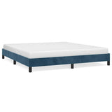 Vidaxl bedframe zonder matras 180x200 cm fluweel donkerblauw
