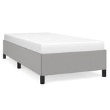Vidaxl bedframe zonder matras 90x190 cm stof lichtgrijs