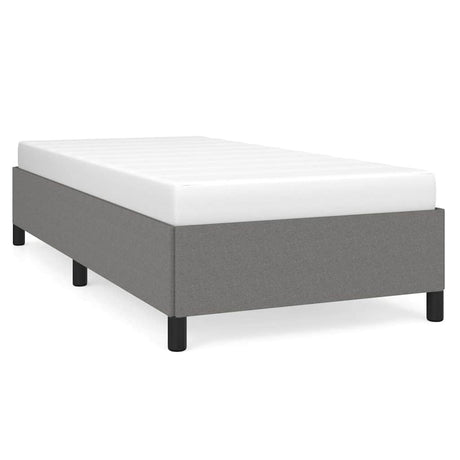 Vidaxl bedframe zonder matras 90x200 cm stof donkergrijs