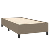 Vidaxl bedframe zonder matras 90x200 cm stof taupe