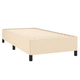 Vidaxl bedframe zonder matras 90x200 cm stof crèmekleurig