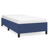 Vidaxl bedframe zonder matras 90x200 cm stof blauw