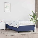 Vidaxl bedframe zonder matras 90x200 cm stof blauw