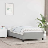 Vidaxl bedframe zonder matras 100x200 cm stof lichtgrijs