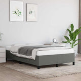 Vidaxl bedframe zonder matras 120x200 cm stof donkergrijs