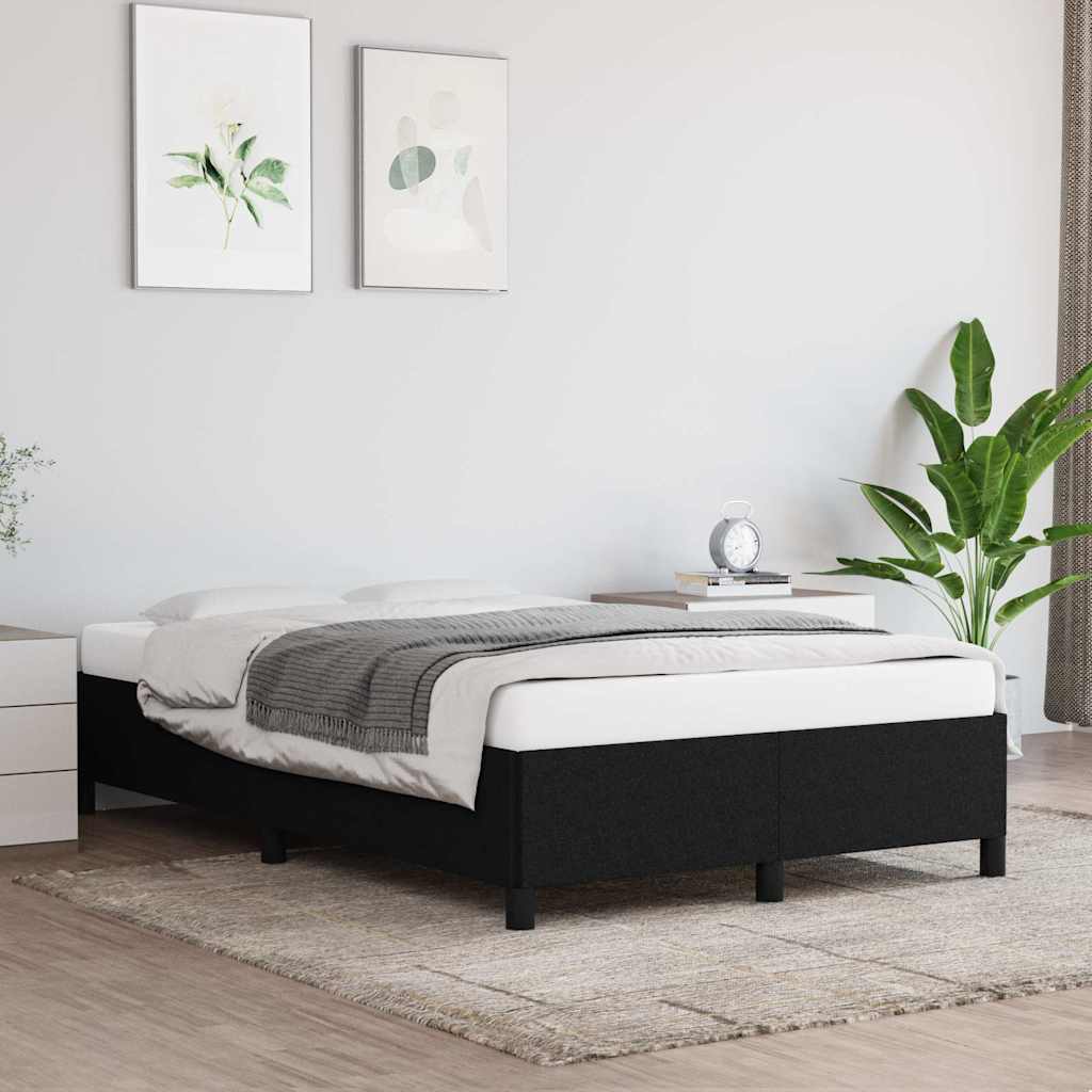 Vidaxl bedframe zonder matras 120x200 cm stof zwart