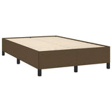 Vidaxl bedframe zonder matras 120x200 cm stof donkerbruin