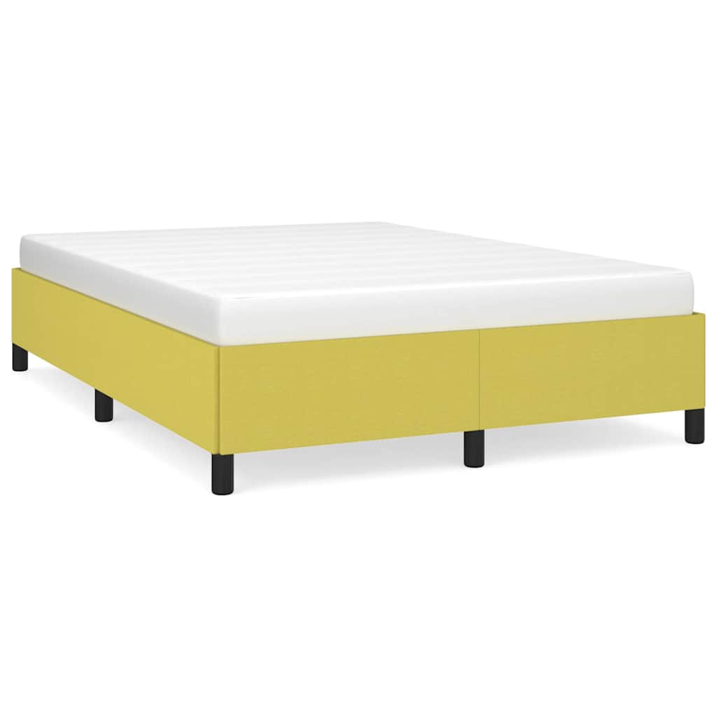 Vidaxl bedframe zonder matras 140x190 cm stof groen
