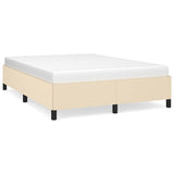 Vidaxl bedframe zonder matras stof crèmekleurig 140x200 cm