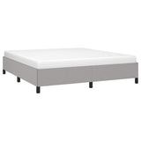 Vidaxl bedframe zonder matras stof lichtgrijs 160x200 cm