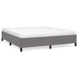 Vidaxl bedframe zonder matras stof donkergrijs 160x200 cm