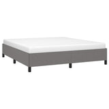 Vidaxl bedframe zonder matras stof donkergrijs 160x200 cm