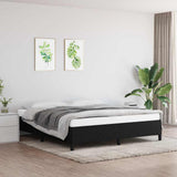 Vidaxl bedframe zonder matras stof zwart 160x200 cm
