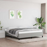 Vidaxl bedframe zonder matras stof lichtgrijs 180x200 cm