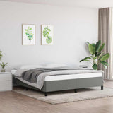 Vidaxl bedframe zonder matras stof donkergrijs 180x200 cm