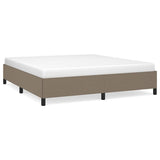 Vidaxl bedframe zonder matras stof taupe 180x200 cm