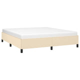 Vidaxl bedframe zonder matras stof crèmekleurig 180x200 cm