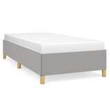 Vidaxl bedframe zonder matras 80x200 cm stof lichtgrijs