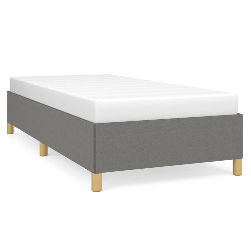 Vidaxl bedframe zonder matras 80x200 cm stof donkergrijs