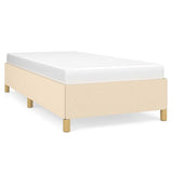 Vidaxl bedframe zonder matras 90x190 cm stof crèmekleurig