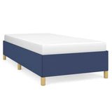 Vidaxl bedframe zonder matras 90x190 cm stof blauw