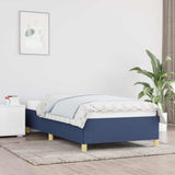 Vidaxl bedframe zonder matras 90x190 cm stof blauw