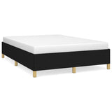 Vidaxl bedframe zonder matras stof zwart 140x190 cm