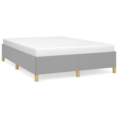 Vidaxl bedframe zonder matras stof lichtgrijs 140x200 cm