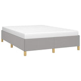 Vidaxl bedframe zonder matras stof lichtgrijs 140x200 cm